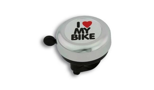 Звонок Green Cycle GBL-251 "I love my bike" - фото 2