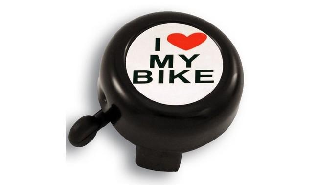 Звонок Green Cycle GBL-251 "I love my bike" - фото 1