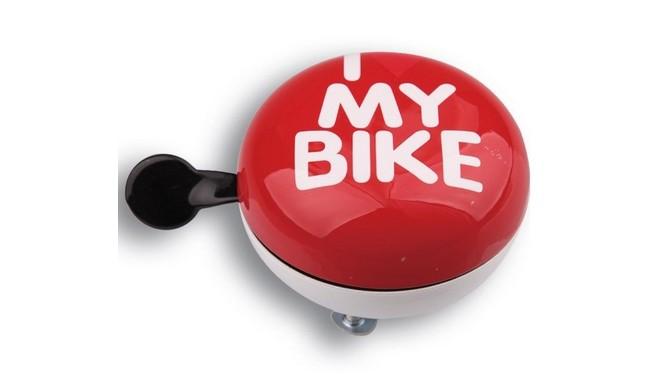 Звонок Green Cycle GBL-458 "I love my bike" - фото 1