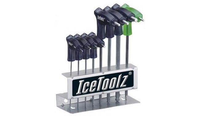 Набір ключів шестигранників, 2/2.5/3/4/5/6/8 мм, з рукоятками і заокругленим кінцем, Ice Toolz 7M85 - фото 1