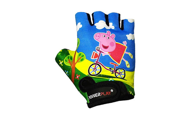 Велоперчатки PowerPlay 5473 Peppa Pig - фото 1