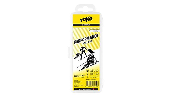 Воск Toko Performance Hot Wax Yellow 120 г - фото 1