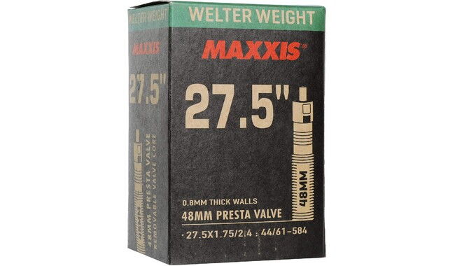 Камера 27.5" Maxxis Welter Weight 27.5х1.75-2.4" Presta 48 мм - фото 1
