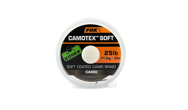 Поводковый материал Fox Edges Camotex Soft 20lb 20 м - фото 1