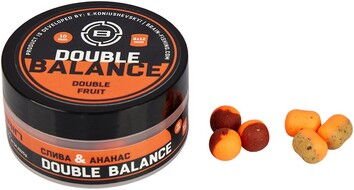 Бойли Brain Double Balance Double Fruit (cлива + ананас) 10+8х12mm