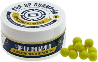 Бойли Brain Champion Pop-Up Sweet Corn & Tiger Nut (кукурудза + тигровий горіх) 12mm 34g