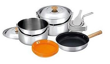 Набор посуды, нерж. сталь, 1,9 кг, 7,1 л, Kovea VKC-ST08-45 STS Cookset L