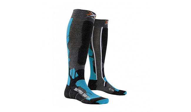 Гірськолижні шкарпетки, теплозберігаючі, вовна мериноса, подовжені, X-Socks - фото 1