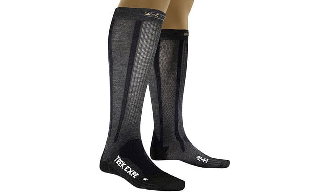 Трекінгові шкарпетки, вовна мериноса, подовжені, X-Socks - фото 1