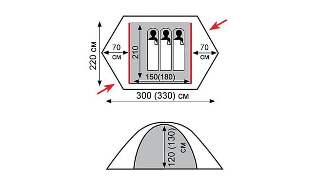 Намет Tramp Rock 3 v2 - дополнительное фото 7