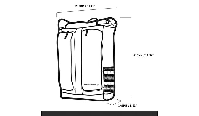 Сумка на багажник Blackburn Wayside Backpack/Pannier 19 л - дополнительное фото 3