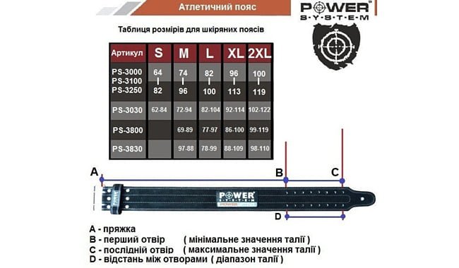 Пояс Power System PS-3030 - дополнительное фото 2