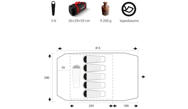 Намет Trimm MACAO - дополнительное фото 1