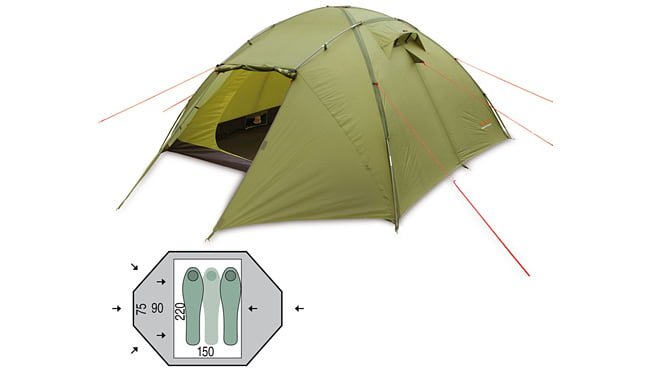 Палатка Pinguin Tornado 2 - дополнительное фото 1