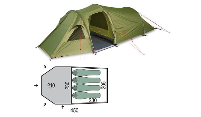 Намет Pinguin Storm 4 Duralu - дополнительное фото 1