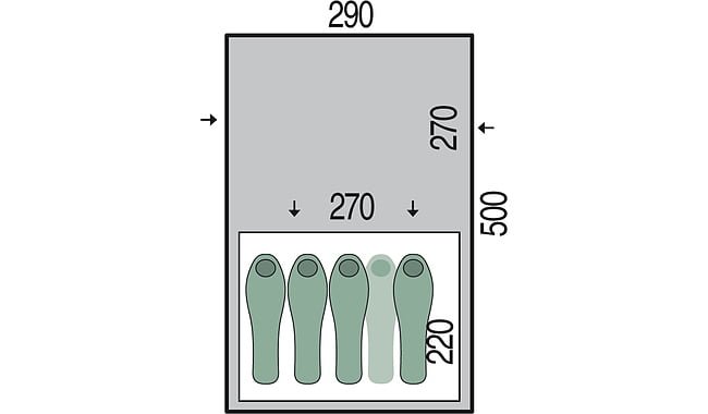 Намет Pinguin Omega 4 - дополнительное фото 1