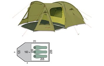 Палатка Pinguin Campus 3 Dural