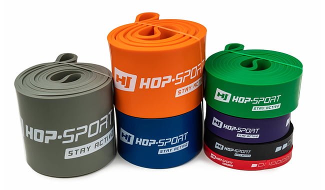 Резина для тренировок Hop-Sport 23-57 кг - дополнительное фото 9