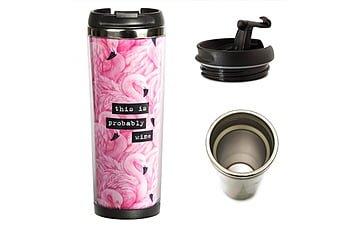 Термокружка ZIZ Фламинго