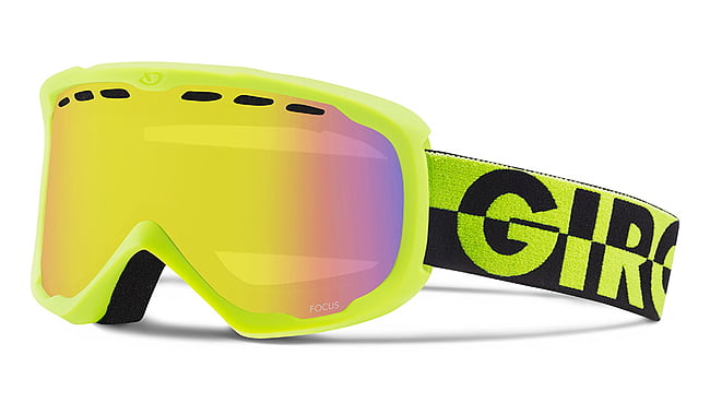 Горнолыжная маска Giro Focus Flash Yellow Boost - фото 1