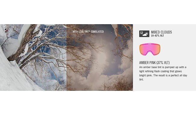 Горнолыжная маска Giro Field Amber Pink - дополнительное фото 2