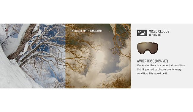 Гірськолижна маска Giro Rev Amber Rose - дополнительное фото 2