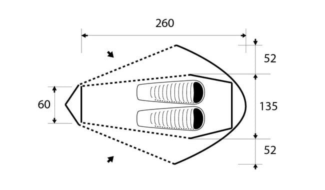 Намет Trimm BIVAK sand - дополнительное фото 1