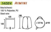 Багатофункціональна намет, одношарова, 1250x1250x1900 мм, High Peak Rimini - дополнительное фото 1