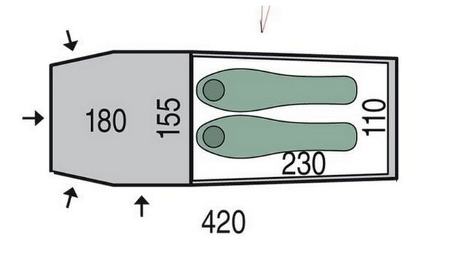 Намет Pinguin Storm 2 - дополнительное фото 1