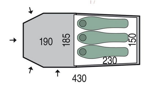 Палатка Pinguin Storm 3 - дополнительное фото 1