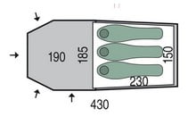 Палатка Pinguin Storm 3 - дополнительное фото 1