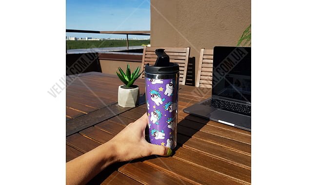 Термокружка ZIZ Единорожки - дополнительное фото 1