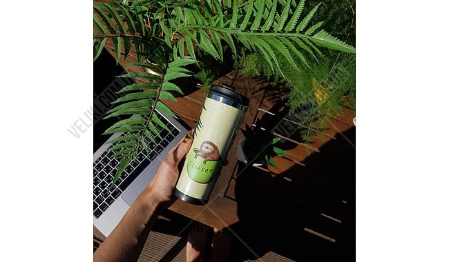 Термокружка ZIZ Ленивый кофе - дополнительное фото 2