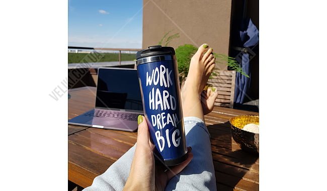 Термокружка ZIZ Мрій Працюй - дополнительное фото 1