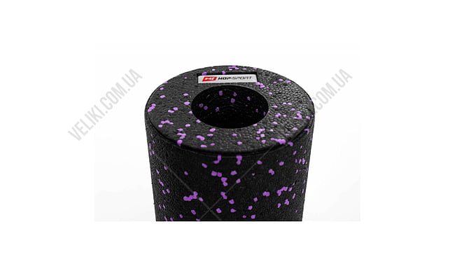 Ролер масажер Hop-Sport 33 см гладкий - дополнительное фото 6