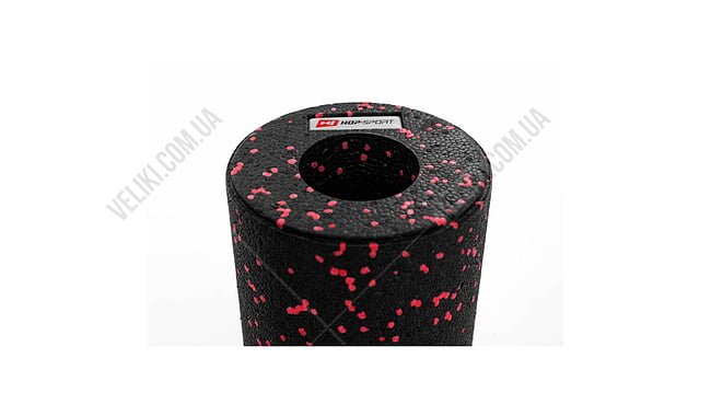 Ролер масажер Hop-Sport 33 см гладкий - дополнительное фото 8