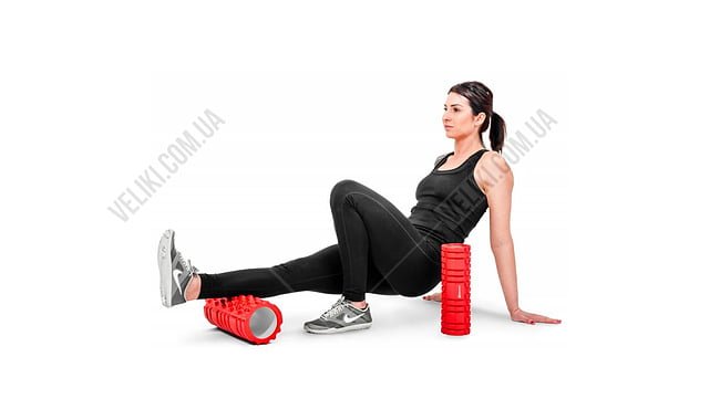 Роллеры массажеры Hop-Sport 10х30 и 14х33 см - дополнительное фото 1