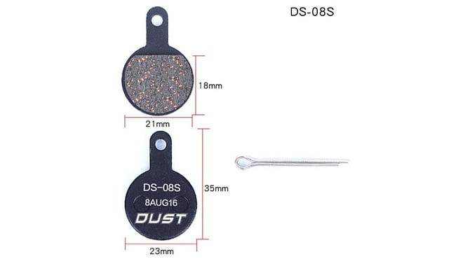 Тормозные колодки DUST DS-08S - фото 1