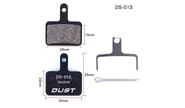 Тормозные колодки DUST DS-01S - фото 1