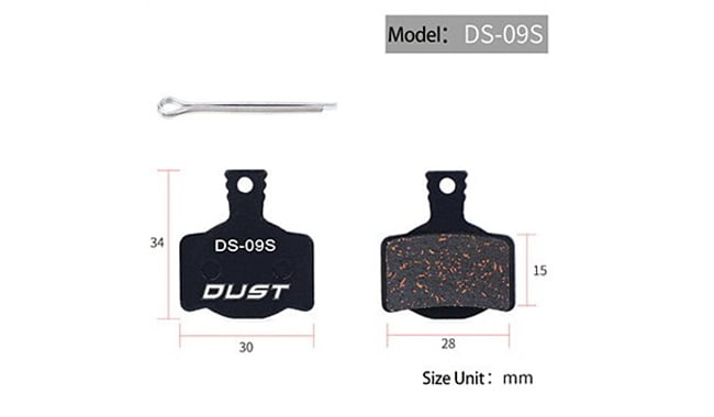 Тормозные колодки DUST DS-09S - фото 1