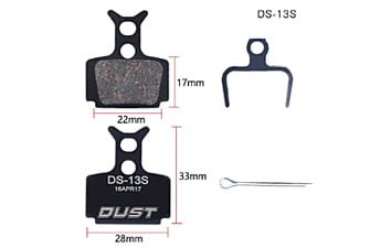 Гальмівні колодки DUST DS-13S