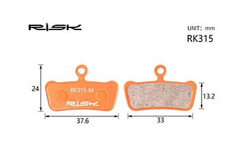 Гальмівні колодки RISK RK315-S