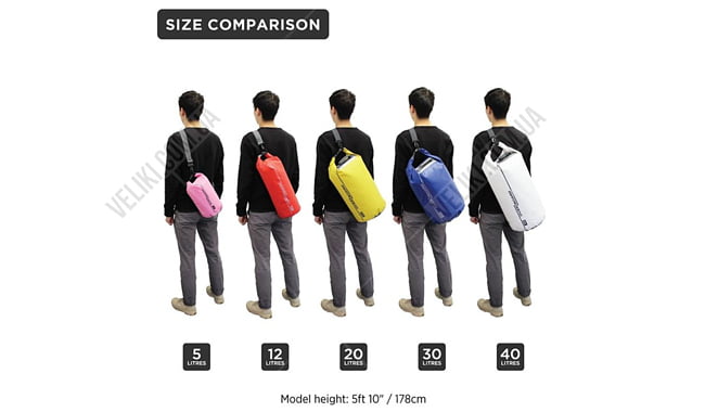 Гермомешок OverBoard Dry Tube 30 л - дополнительное фото 8