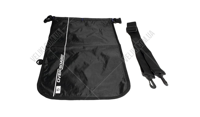 Гермомешок OverBoard Dry Flat 5 л - дополнительное фото 2