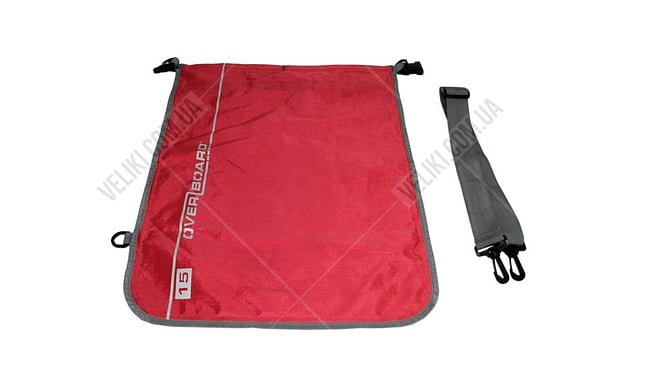 Гермомешок OverBoard Dry Flat 15 л - дополнительное фото 5