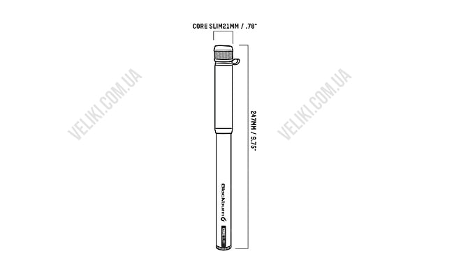 Насос Blackburn Core Slim - дополнительное фото 2