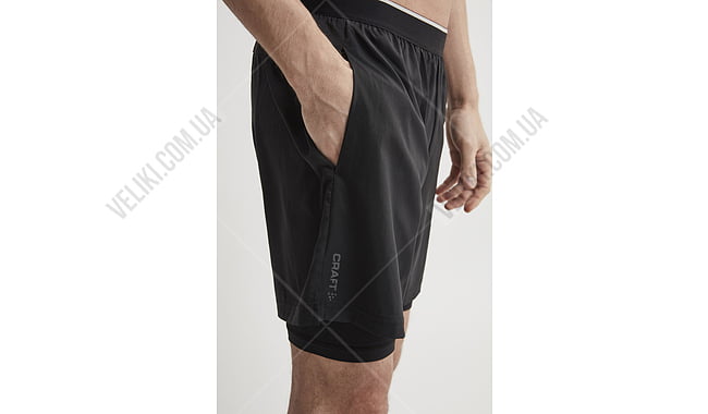 Шорты Craft Charge 2-in-1 M - дополнительное фото 3