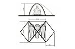 Палатка Turbat Borzhava 3 Alu - дополнительное фото 2