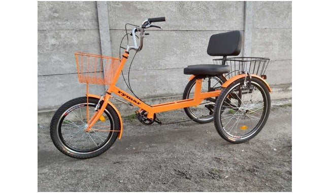 Велосипед Rymar Атлет с корзинкой - дополнительное фото 9