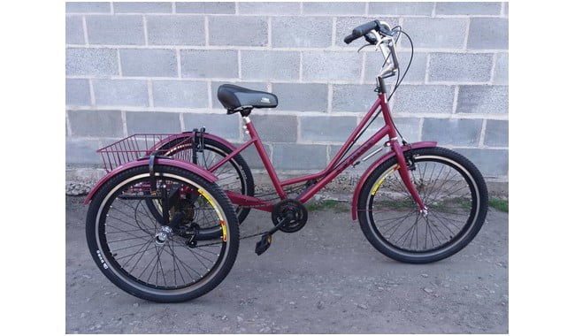 Велосипед Rymar городской 24" с корзинкой - дополнительное фото 2